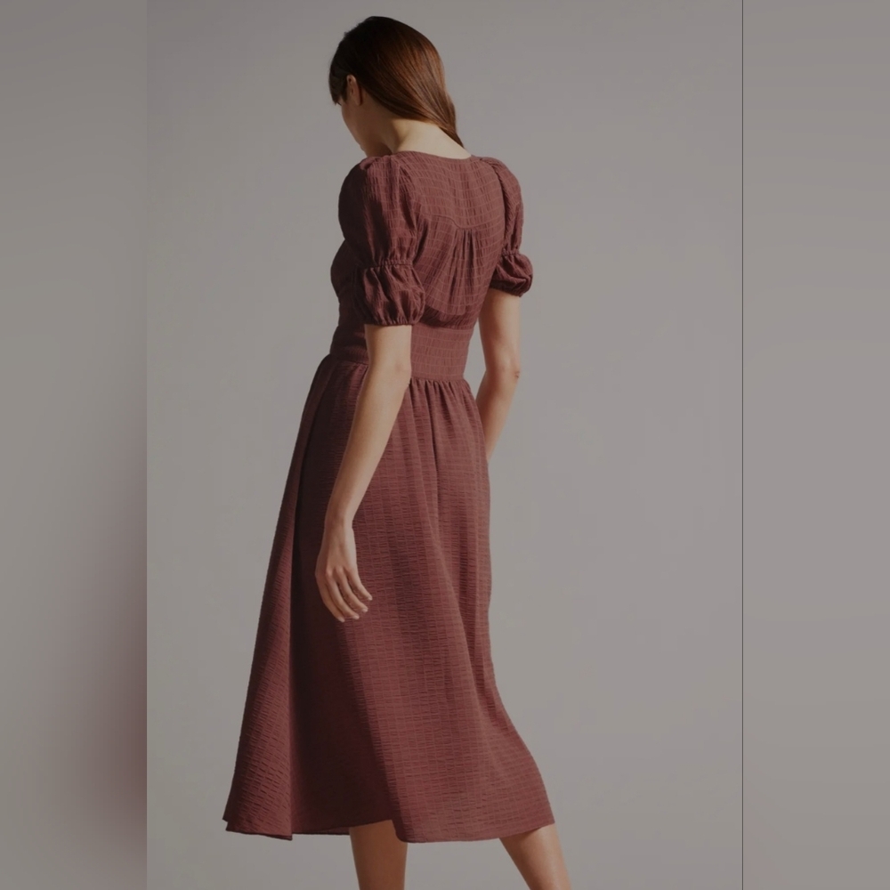 Ted Baker Angeia Textured Midi Dress - Picture 2 of 6